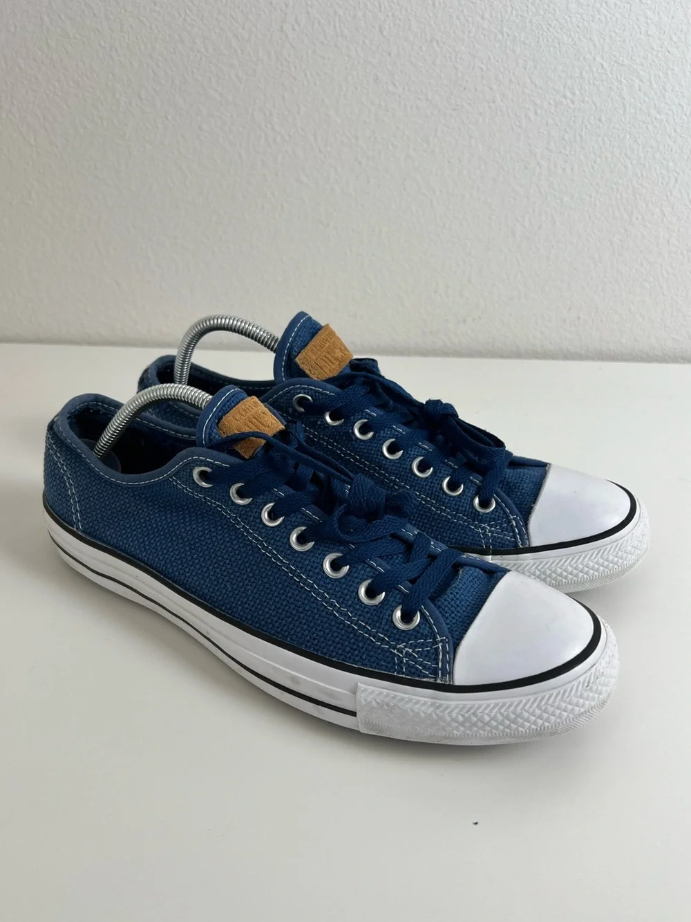 Converse Chuck Taylor All Star Blue Low Top Canvas Sneakers Skater Men’s 11 - Picture 1 of 12
